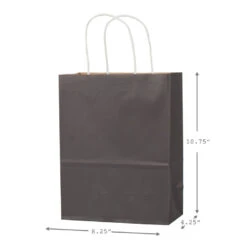 Hallmark 10.7" 12-Pack Assorted Kraft Paper Gift Bags 9 Hallmark 10.7" 12-Pack Assorted Kraft Paper Gift Bags -Hallmark 10.7 Prints and Solids 12Pack Assorted Gift Bags 5EGB6051 03