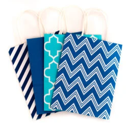 Hallmark 10.7" 12-Pack Assorted Kraft Paper Gift Bags 11 Hallmark 10.7" 12-Pack Assorted Kraft Paper Gift Bags -Hallmark 10.7 Prints and Solids 12Pack Assorted Gift Bags 5EGB6051 05