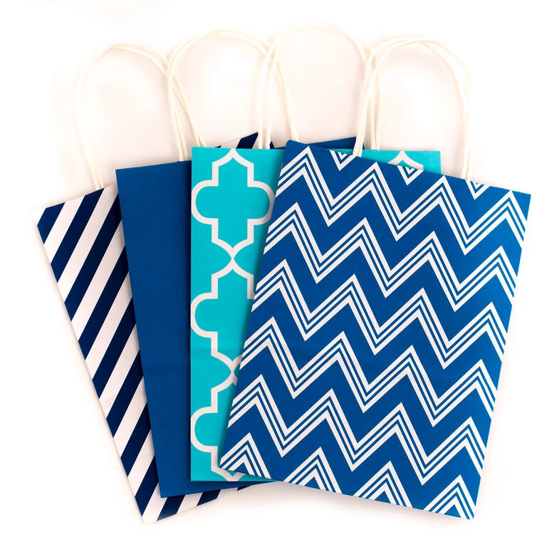 Hallmark 10.7" 12-Pack Assorted Kraft Paper Gift Bags 5 Hallmark 10.7" 12-Pack Assorted Kraft Paper Gift Bags - Image 5