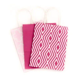 Hallmark 10.7" 12-Pack Assorted Kraft Paper Gift Bags 12 Hallmark 10.7" 12-Pack Assorted Kraft Paper Gift Bags -Hallmark 10.7 Prints and Solids 12Pack Assorted Gift Bags 5EGB6051 06