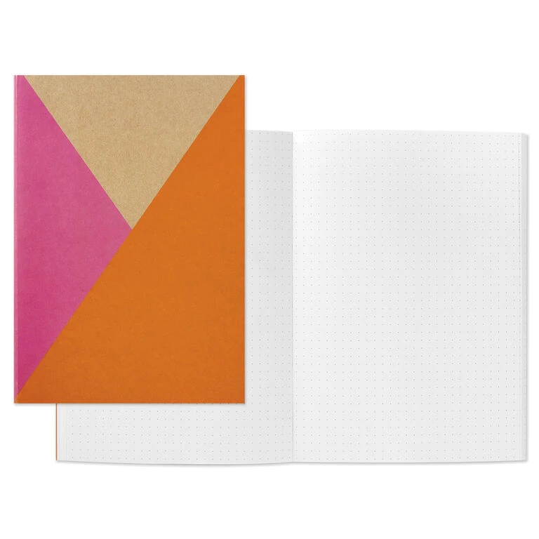 Hallmark Assorted 3-Pack Colorful Kraft Journals - Image 3
