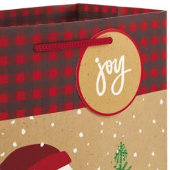 Hallmark Assorted Rustic Designs 8-Pack Small, Medium And Large Christmas Gift Bags -Hallmark Assorted Small Large Rustic Christmas Gift Bags 5XGB4894 05