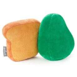 Hallmark Better Together Avocado And Toast Magnetic Plush, 5" -Hallmark Avocado and Toast Magnetic Plush 1KID2091 03