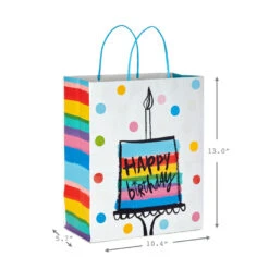 Hallmark Birthday Cheer 8-Pack Assorted Gift Bags 8 Hallmark Birthday Cheer 8-Pack Assorted Gift Bags -Hallmark Birthday Cheer Medium and Large Gift Bags 5EGB6365 03