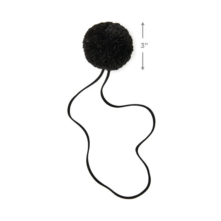 Hallmark 26" Black-and-White Fabric Gift Wrap With Elastic Band 5 Hallmark 26" Black-and-White Fabric Gift Wrap With Elastic Band - Image 5