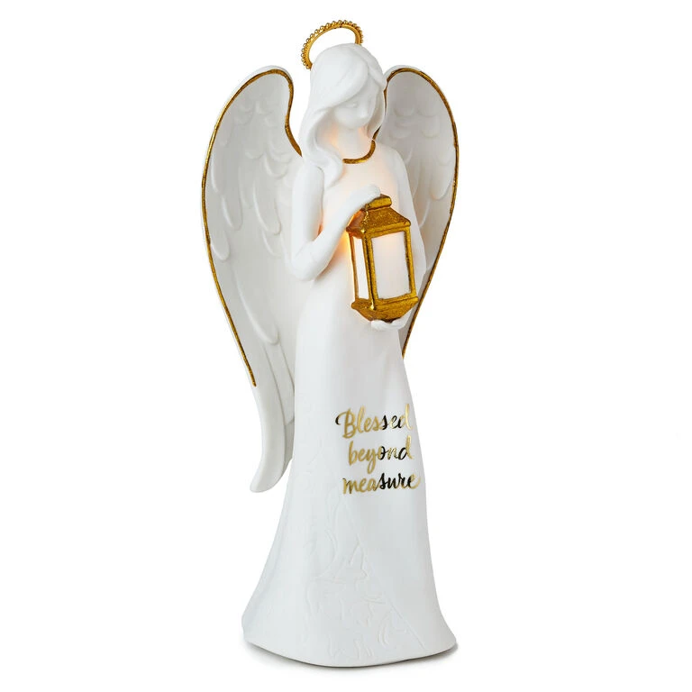Hallmark Blessed Beyond Measure Angel Figurine With Light, 12" 1 Hallmark Blessed Beyond Measure Angel Figurine With Light, 12"
