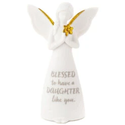 Hallmark Blessing Of A Daughter Mini Angel Figurine, 3.75"