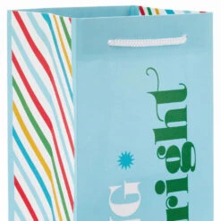 Hallmark Bright Wishes 8-Pack Christmas Gift Bags, Assorted Sizes And Designs -Hallmark Bright Wishes Assortment Christmas Gift Bags 5XGB1447 07