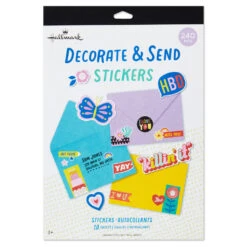 Hallmark Decorate And Send Colorful Sticker Book 7 Hallmark Decorate And Send Colorful Sticker Book -Hallmark Bulk Pack of Colorful Stickers for Kids 3SSJ1201 04