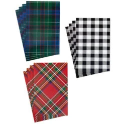 Hallmark Checks And Plaids 12-Pack Designed Shirt Boxes -Hallmark Checks and Plaids 12Pack Designed Shirt Boxes 5XBC1124 05