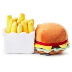 Hallmark Better Together Burger And Fries Magnetic Plush, 5" -Hallmark Cheeseburger and French Fries Magnetic Plush 1KID1643 03
