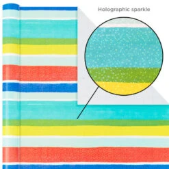 Hallmark Colorful Celebration 3-Pack Wrapping Paper, 55 Sq. Ft. Total 10 Hallmark Colorful Celebration 3-Pack Wrapping Paper, 55 Sq. Ft. Total -Hallmark Colorful Celebration 3Pack Wrapping Paper Rolls 5EWR6373 04