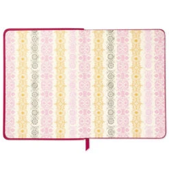 Hallmark Embossed Border Fuchsia Faux Leather Notebook -Hallmark Embossed Border Fuchsia Faux Leather Notebook 5HWJ6937 03
