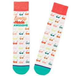 Hallmark Shades Of Awesome Sunglasses Fun Crew Socks