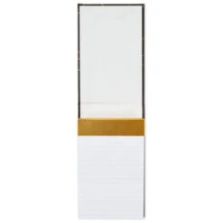 Hallmark Gold Geometric Faux Leather Small List Pad 7 Hallmark Gold Geometric Faux Leather Small List Pad -Hallmark Gold Geometric Faux Leather Small Memo Pad 1SOM3821 03
