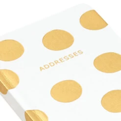 Hallmark Gold Polka Dots Address Book 13 Hallmark Gold Polka Dots Address Book -Hallmark Gold Polka Dots Address Book 1ADD1620 06