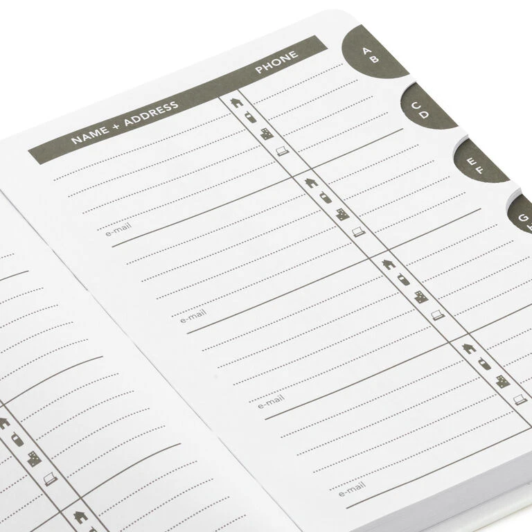 Hallmark Gold Polka Dots Address Book 7 Hallmark Gold Polka Dots Address Book - Image 7