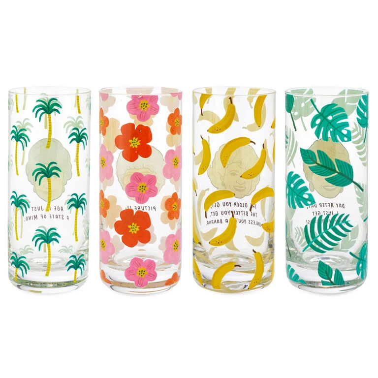 Hallmark The Golden Girls Glasses, Set Of 4 2 Hallmark The Golden Girls Glasses, Set Of 4 - Image 2