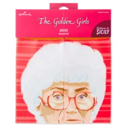 Hallmark Sophia The Golden Girls Sicily Novelty Crew Socks -Hallmark Golden Girls Sophia Funny Novelty Crew Socks 1GOL1054 04