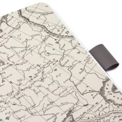 Hallmark Gray Etched Compass Faux Leather Notebook -Hallmark Gray Etched Compass Faux Leather Notebook 1HWJ1851 06