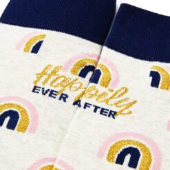 Hallmark Channel Happily Ever After Novelty Crew Socks 6 Hallmark Channel Happily Ever After Novelty Crew Socks -Hallmark Hallmark Channel 1 Fan Rainbows Novelty Crew Socks 1HKC2243 03