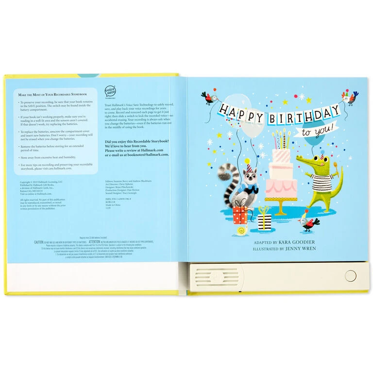Hallmark Happy Birthday To You! Recordable Storybook With Music 3 Hallmark Happy Birthday To You! Recordable Storybook With Music - Image 3