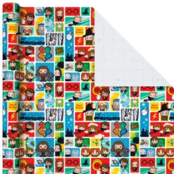 Hallmark Harry Potter™ 3-Pack Assorted Wrapping Paper, 60 Sq. Ft. Total -Hallmark Harry Potter Assorted Wrapping Paper Pack 5EWR2958 04