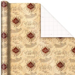 Hallmark Harry Potter™ 3-Pack Assorted Wrapping Paper, 60 Sq. Ft. Total -Hallmark Harry Potter Assorted Wrapping Paper Pack 5EWR2958 05