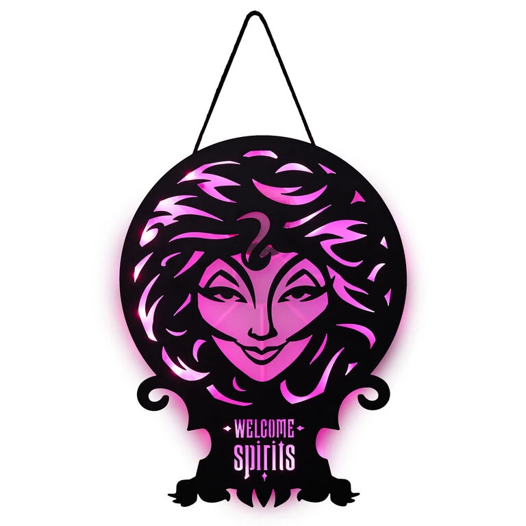Hallmark Disney The Haunted Mansion Madam Leota Lighted Hanging Sign, 11x16 1 Hallmark Disney The Haunted Mansion Madam Leota Lighted Hanging Sign, 11x16