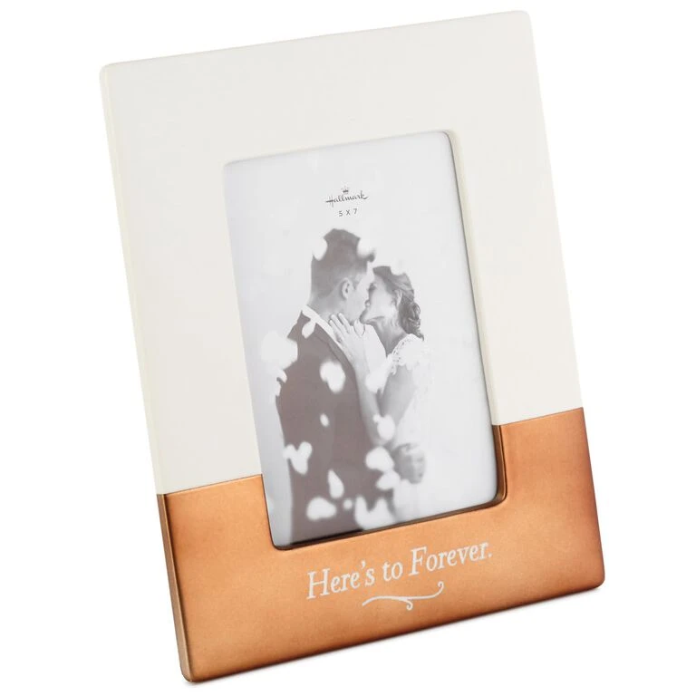 Hallmark Here's To Forever Ceramic Picture Frame, 5x7 1 Hallmark Here's To Forever Ceramic Picture Frame, 5x7