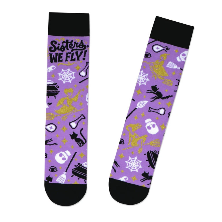 Hallmark Disney Hocus Pocus Sisters Crew Socks 1 Hallmark Disney Hocus Pocus Sisters Crew Socks