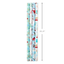 Hallmark Holiday Mix 4-Pack Christmas Wrapping Paper Assortment, 120 Sq. Ft. 11 Hallmark Holiday Mix 4-Pack Christmas Wrapping Paper Assortment, 120 Sq. Ft. -Hallmark Holiday Mix Assorted Christmas Wrapping Paper 5JXW1042 04