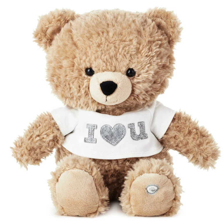 Hallmark I Love You Bear Singing Stuffed Animal With Motion, 11" 1 Hallmark I Love You Bear Singing Stuffed Animal With Motion, 11"