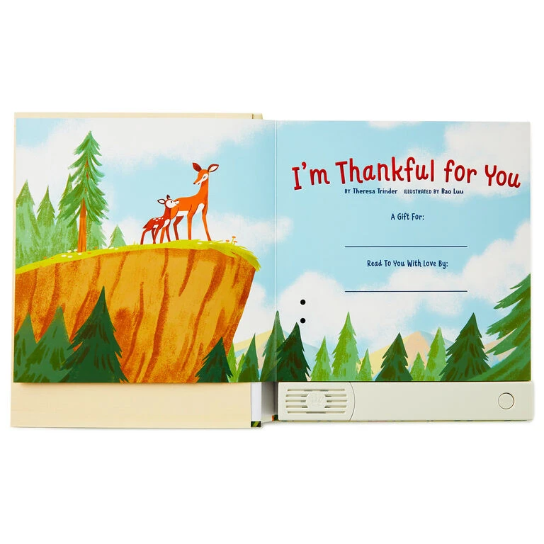 Hallmark I'm Thankful For You Recordable Storybook 2 Hallmark I'm Thankful For You Recordable Storybook - Image 2