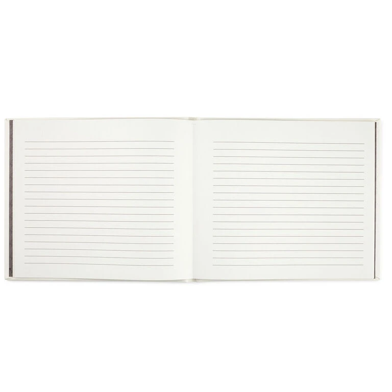 Hallmark Ivory Botanical Pattern Guest Book 3 Hallmark Ivory Botanical Pattern Guest Book - Image 3