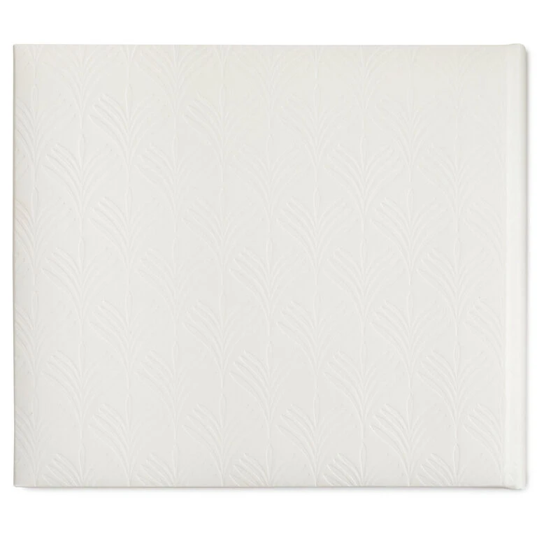 Hallmark Ivory Botanical Pattern Guest Book 4 Hallmark Ivory Botanical Pattern Guest Book - Image 4