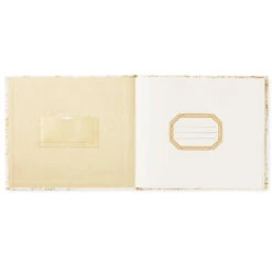 Hallmark Ivory And Gold Guest Book -Hallmark Ivory and Gold Guest Book 1EDY3149 03