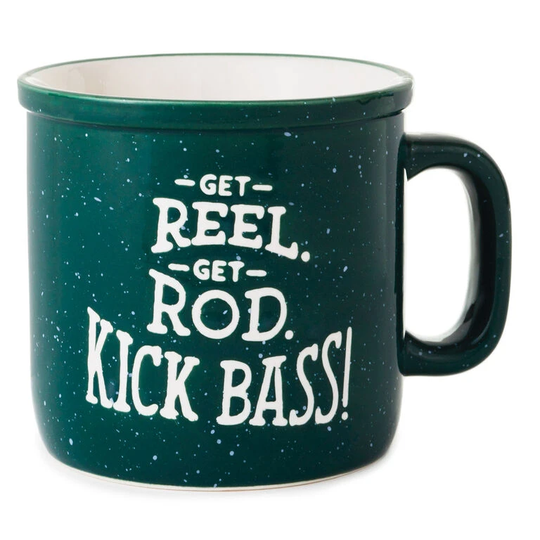 Hallmark Kick Bass Ceramic Mug, 15 Oz. 1 Hallmark Kick Bass Ceramic Mug, 15 Oz.