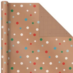 Hallmark Kraft Assorted 4-Pack Christmas Wrapping Paper, 88 Sq. Ft. 13 Hallmark Kraft Assorted 4-Pack Christmas Wrapping Paper, 88 Sq. Ft. -Hallmark Kraft Christmas Wrapping Paper for Kids JXW1085 06