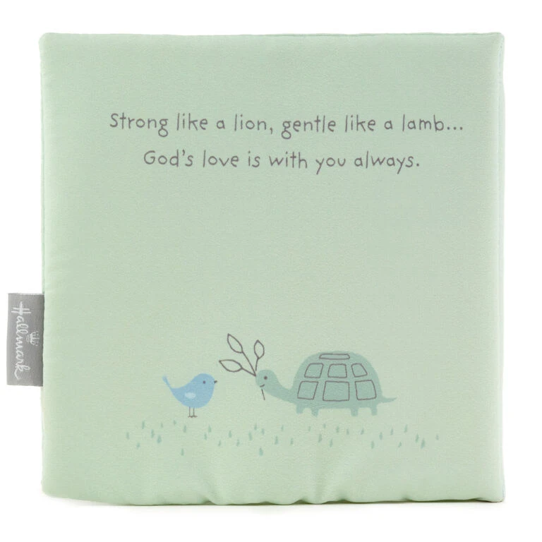 Hallmark The Lion And The Lamb: A Touch & Feel Book About God's Love Cloth Book 2 Hallmark The Lion And The Lamb: A Touch & Feel Book About God's Love Cloth Book - Image 2