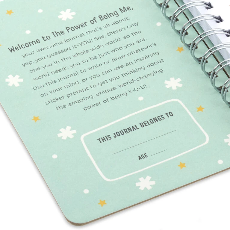 Hallmark Little World Changers™ The Power Of Being Me Prompted Journal With Stickers 6 Hallmark Little World Changers™ The Power Of Being Me Prompted Journal With Stickers - Image 6