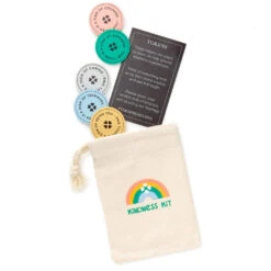 Hallmark Little World Changers™ And Kind Culture Co. The Doll Kind Dark Skin Girl, 12" -Hallmark Little World Changers Dark Skin Girl Doll With Tokens 1KID2086 04