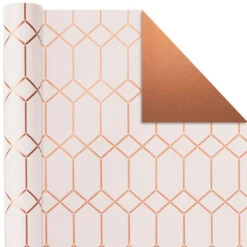 Hallmark Metallic Shimmer 3-Pack Reversible Wrapping Paper, 120 Sq. Ft. Total 10 Hallmark Metallic Shimmer 3-Pack Reversible Wrapping Paper, 120 Sq. Ft. Total -Hallmark Metallic Shimmer 3Pack Reversible Wrapping Paper 5EWR2435 05