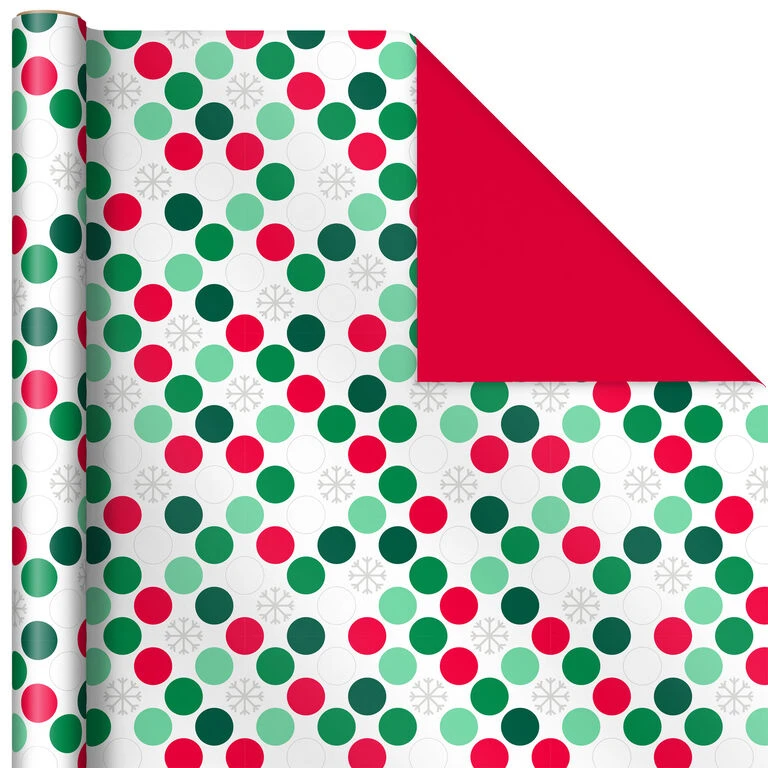 Hallmark Mod Holiday 3-Pack Reversible Wrapping Paper Assortment, 120 Sq. Ft. 4 Hallmark Mod Holiday 3-Pack Reversible Wrapping Paper Assortment, 120 Sq. Ft. - Image 4