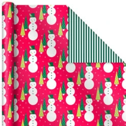 Hallmark Mod Holiday 3-Pack Reversible Wrapping Paper Assortment, 120 Sq. Ft. 10 Hallmark Mod Holiday 3-Pack Reversible Wrapping Paper Assortment, 120 Sq. Ft. -Hallmark Mod Holiday Assorted Reversible Wrapping Paper 5JXW1072 05