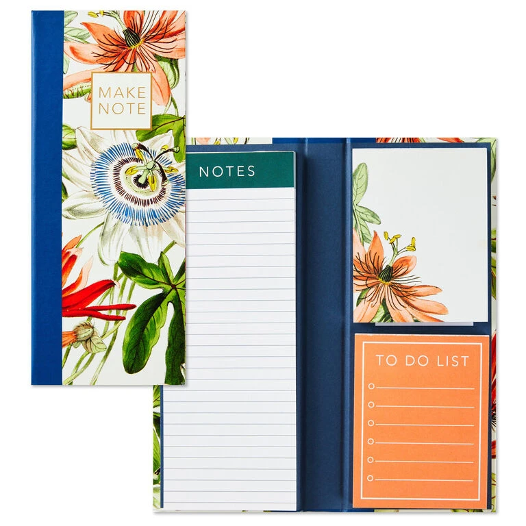 Hallmark Modern Floral Folio And Memo Pad Set 2 Hallmark Modern Floral Folio And Memo Pad Set - Image 2