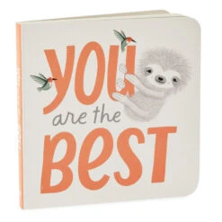 Hallmark MopTops Sloth Stuffed Animal With You Are The Best Board Book -Hallmark MopTops Plush Sloth Stuffed Animal and Board Book 1KID2083 04