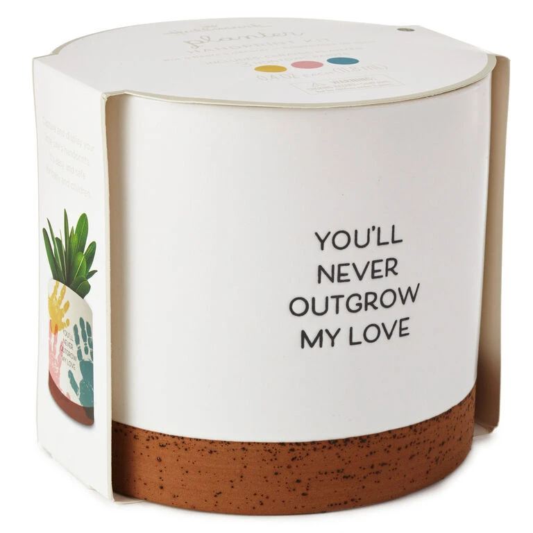 Hallmark Never Outgrow My Love Planter Handprint Kit 3 Hallmark Never Outgrow My Love Planter Handprint Kit - Image 3