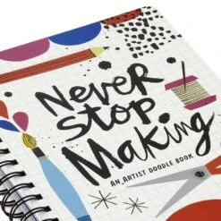 Hallmark Never Stop Making Artist Doodle Book -Hallmark Never Stop Making Artist Prompted Journal 3HWJ2104 05