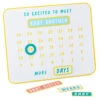 Hallmark So Excited To Meet You Magnetic Baby Countdown Board
